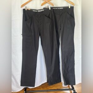Lot of 2 pair Eddie Bauer Men's Black Pants NWT